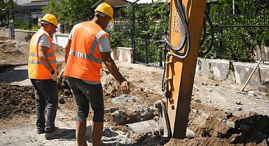 BASKİ'den Burhaniye'deki kanalizasyon sorununa köklü çözüm