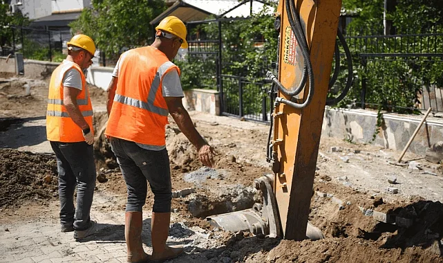 BASKİ'den Burhaniye'deki kanalizasyon sorununa köklü çözüm