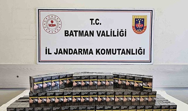 Batman'da 2 bin 399 paket kaçak sigara ele geçirildi