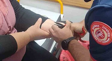 Batman'da kadının bileğine sıkışan bilezik itfaiye ekiplerince çıkarıldı