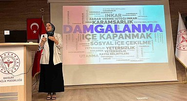 Bayburt İl Sağlık Müdürlüğü personeline 'damgalama' eğitimi verildi