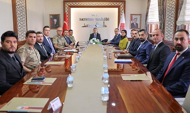 Bayburt'ta 'Genişletilmiş İl Güvenlik ve Asayiş Koordinasyon' toplantısı yapıldı