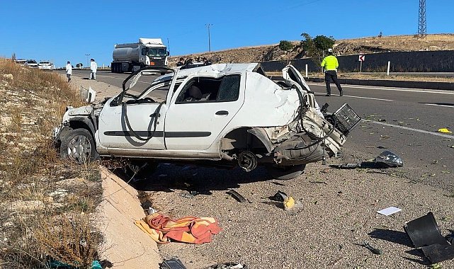 Bayburt'ta trafik kazası: 1 ölü