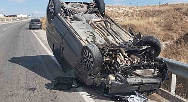 Bayburt'ta trafik kazası: 2 yaralı