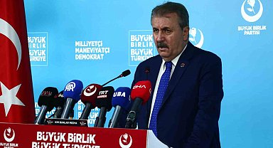 BBP Genel Başkanı Destici: "İspanya, İsrail ile ticaretini durdururken birçok İslam ülkesi hala ticaretini kesmedi"