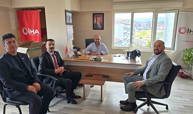 BBP Karabük İl Başkanı Murat Kesgin'den İHA'ya ziyaret