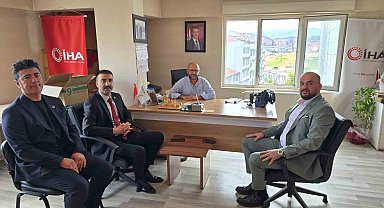 BBP Karabük İl Başkanı Murat Kesgin'den İHA'ya ziyaret