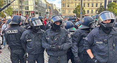 Berlin polisinden Filistin'e destek gösterisine sert müdahale