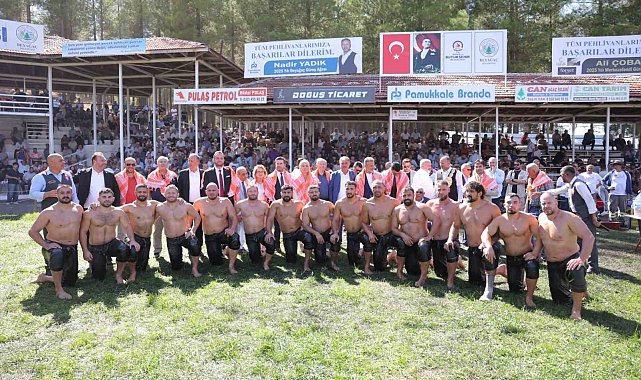 Beyağaç Hüseyin Çokal Er Meydanının başpehlivanı Nedim Gürel oldu