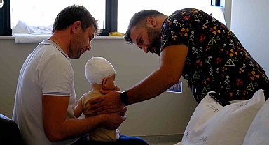 Beyin kanaması geçiren Çınar bebek doktorun hızlı müdahalesiyle şifa buldu