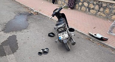 Beyşehir'de motosiklet kazası: 1 ağır yaralı