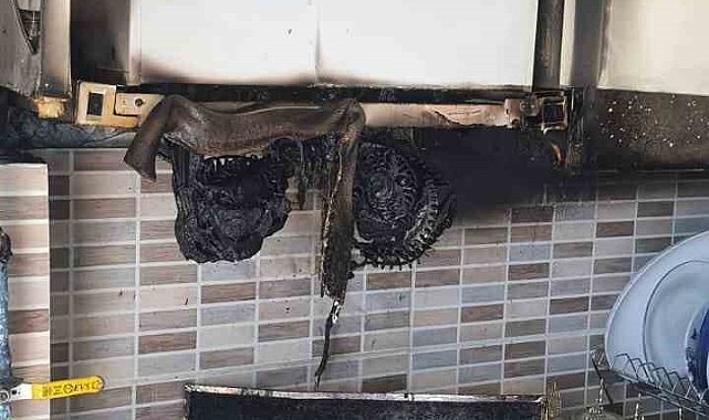 Bilecik'te aspiratör alev alırken, bir kişi yaralandı