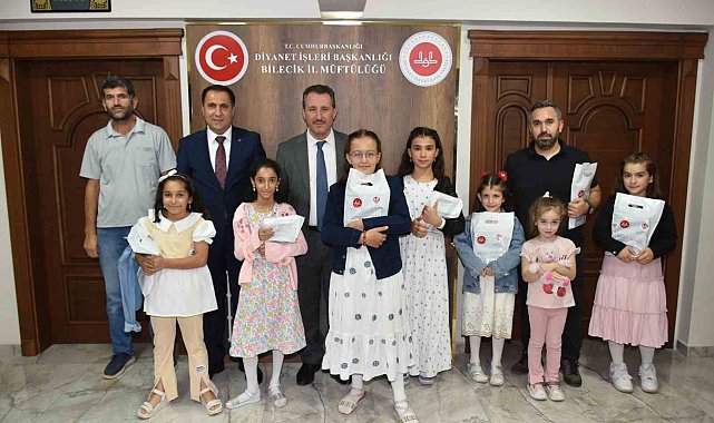 Bilecik'te çocuk evlerinde Kuran-ı Kerim sevinci