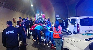 Bilecik'te Osmangazi Tünelinde tatbikat