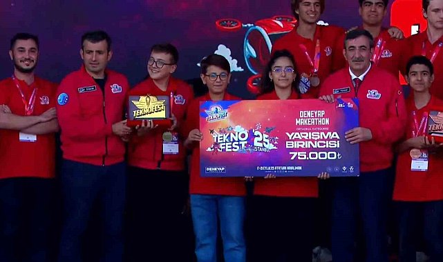 Bilim Yunusemre öğrencileri TEKNOFEST'te birinci oldu