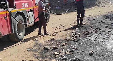 Bingöl'de çıkan yangın söndürüldü