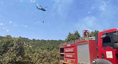 Bingöl'de orman yangını: Havadan karadan müdahale sürüyor