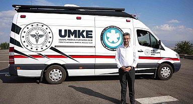 Bingöl'de UMKE'de mobil haberleşme aracı hizmete girdi