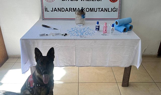 Bitlis'te jandarmadan uyuşturucu operasyonu