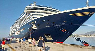 Bodrum'a 743 yolcusuyla geldi