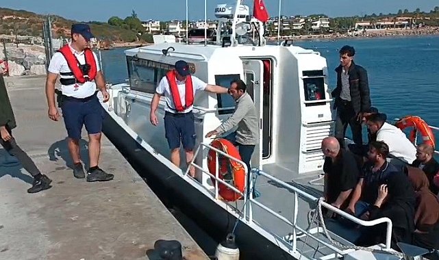 Bodrum'da 19 düzensiz göçmen kurtarıldı