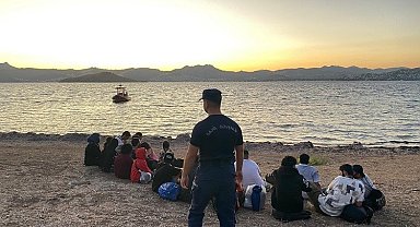 Bodrum'da 20 düzensiz göçmen yakalandı