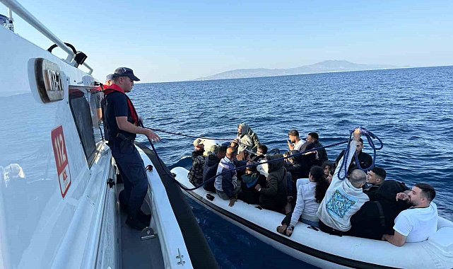 Bodrum'da 24 düzensiz göçmen yakalandı, 2 kişi gözaltına alındı