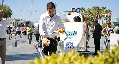 Bodrum'da yeni nesil elektrikli yol süpürme araçları hizmete girdi