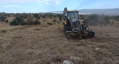 Bolu'da 150 hektarlık merada ıslah çalışması başladı