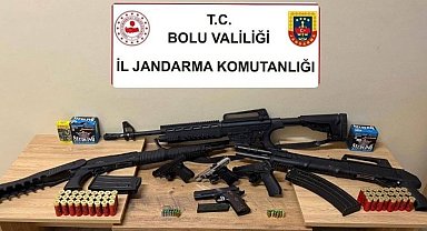 Bolu'da düğün magandalarına geçit yok: 7 silah ele geçirildi