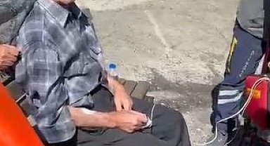 Borçka'da sel nedeniyle yolu kapanan köydeki hasta helikopterle hastaneye sevk edildi