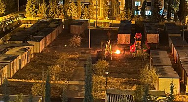 Boşaltılan konteyner kent, madde bağımlılarının yuvası haline geldi