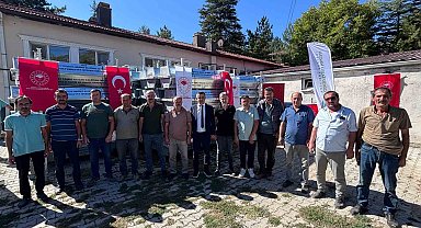 Bozkır'da mahallelere 170 adet sıvat dağıtıldı