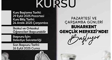 Buharkent'te satranç kursu başlıyor