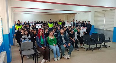 Bulanık İlçe Jandarma Komutanlığından öğrencilere trafik eğitimi