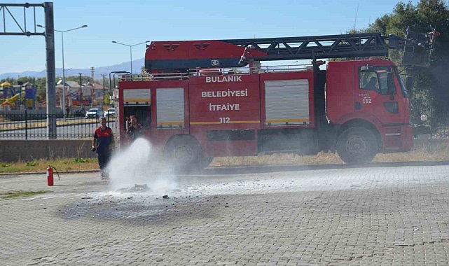 Bulanık Kaymakamlığında yangın tatbikatı yapıldı