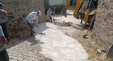 Bünyan Belediyesi'nden ilçede yol ve parke çalışmaları