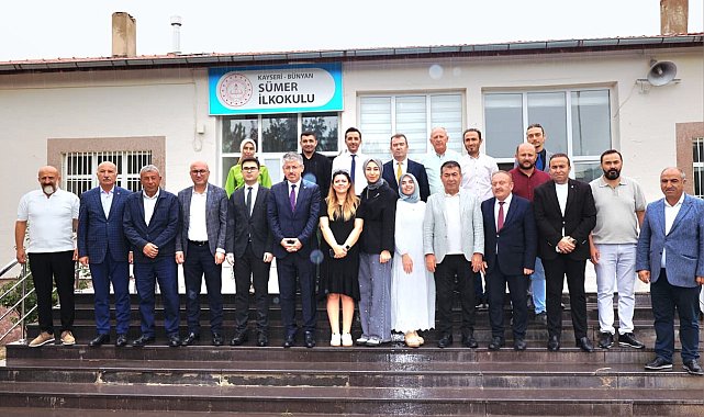 Bünyan'da yeni eğitim öğretim yılı ziyareti