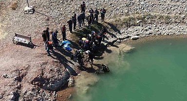 Burdur'da barajda kaybolan emekli polisin cansız bedenine ulaşıldı