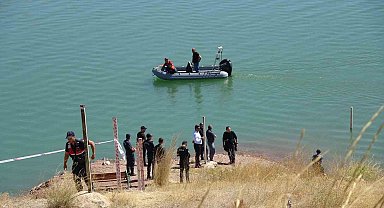 Burdur'da barajda kaybolduğu düşünülen emekli polis için arama çalışması başlatıldı