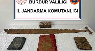 Burdur'da tarih eser operasyonu