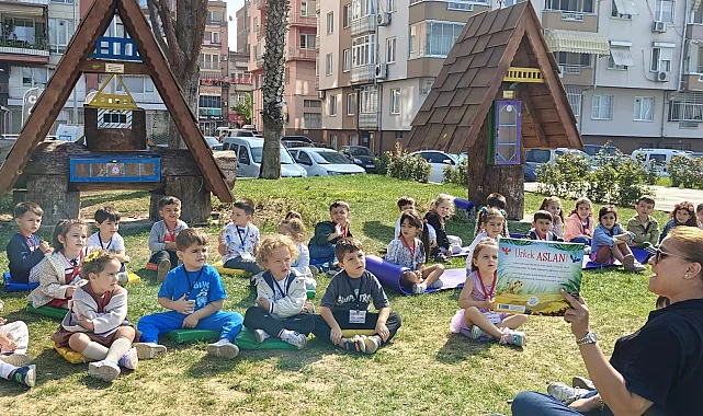 Bursa Gemlik'te 'Açık Hava Kütüphanesi' hayat buldu