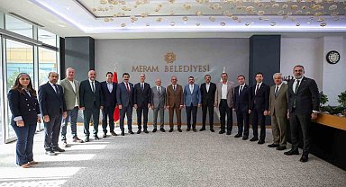 Bursa heyeti tecrübe paylaşımı için Meram'da