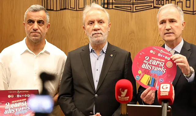 Bursa İnegöl'de 'Alışveriş Şenliği' başlıyor