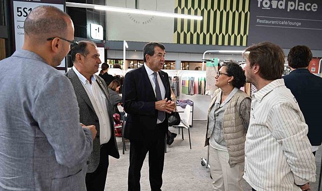 Bursa iş dünyası Paris'te Tekstil ve Moda Fuarları'nda