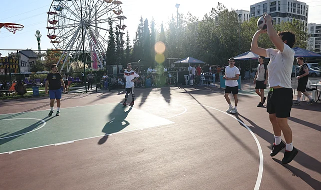 Bursa Nilüfer'de potada 3x3 heyecanı