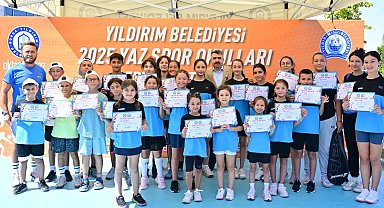 Bursa Yıldırım'da 62  bin çocuk yaz spor okullarında buluştu