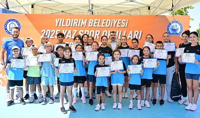 Bursa Yıldırım'da 62 bin çocuk yaz spor okullarında buluştu