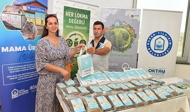 Bursa Yıldırım'dan sıfır atıkla can dostlara mama desteği