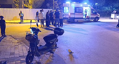 Bursa'da otomobille elektrikli bisiklet çarpıştı: 1 ağır yaralı
